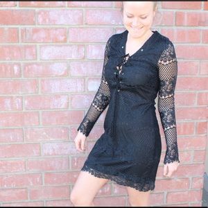 Lace Black Dress